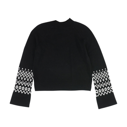 Black Petite Pullover Sweater