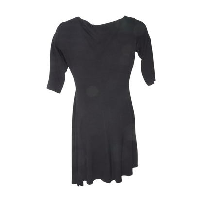 Black Maternity Midi Dress