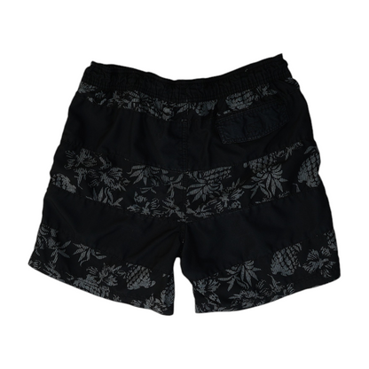 Black Print Swim Bottom