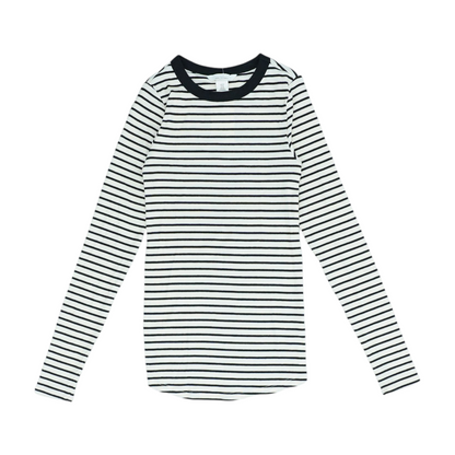 Ivory Maternity Striped Blouse