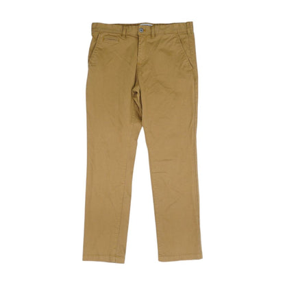 Khaki Solid Khaki Pants