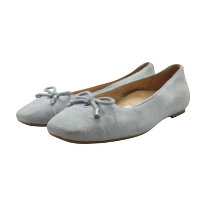 Blue Slip-On Flats