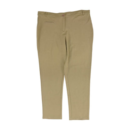 Khaki Solid Pants