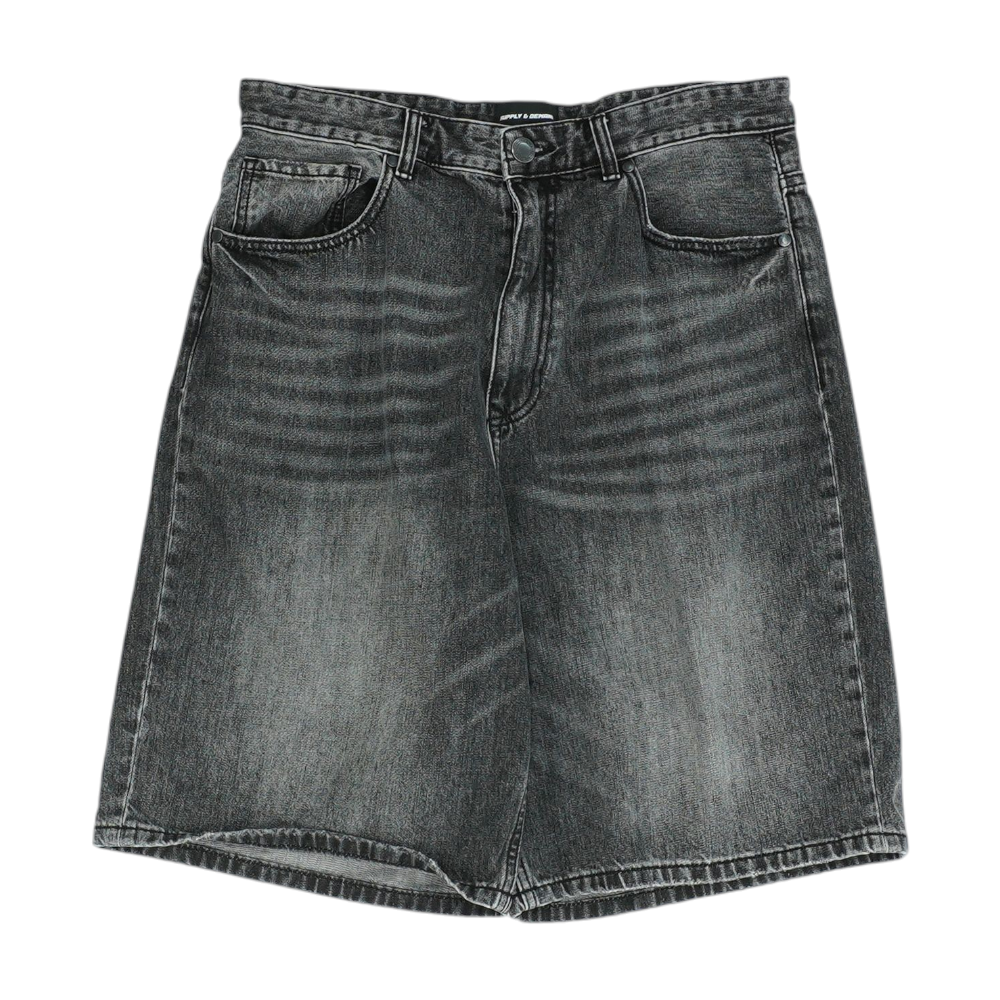 Black Denim Shorts
