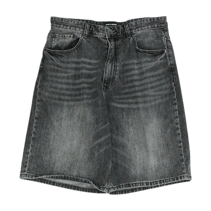Black Denim Shorts