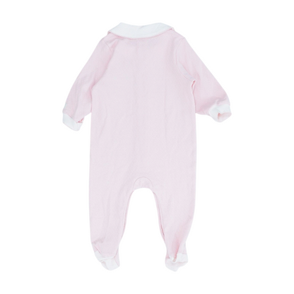 Vintage Pink Long Sleeve One-Piece
