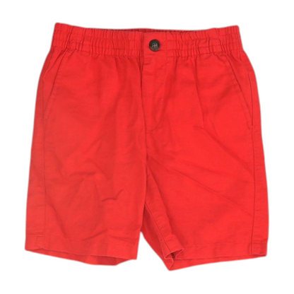 Red Knit Shorts