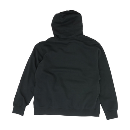 Black Solid Hoodie Pullover