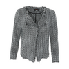 Black Print Blazer