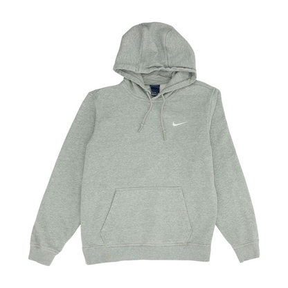 Gray Solid Hoodie Pullover