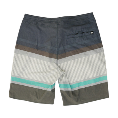 Gray Striped Swim Bottom