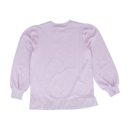 Lavender Solid Sweatshirt Pullover
