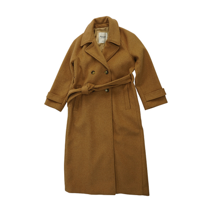 Brown Petite Solid Coat