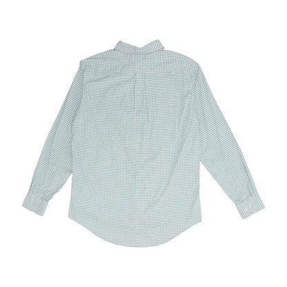 Ivory Plaid Long Sleeve Button Down