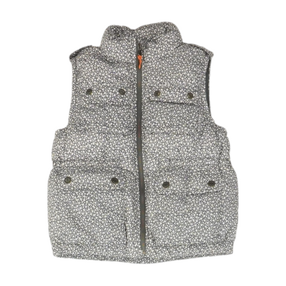 Gray Floral Active Vest