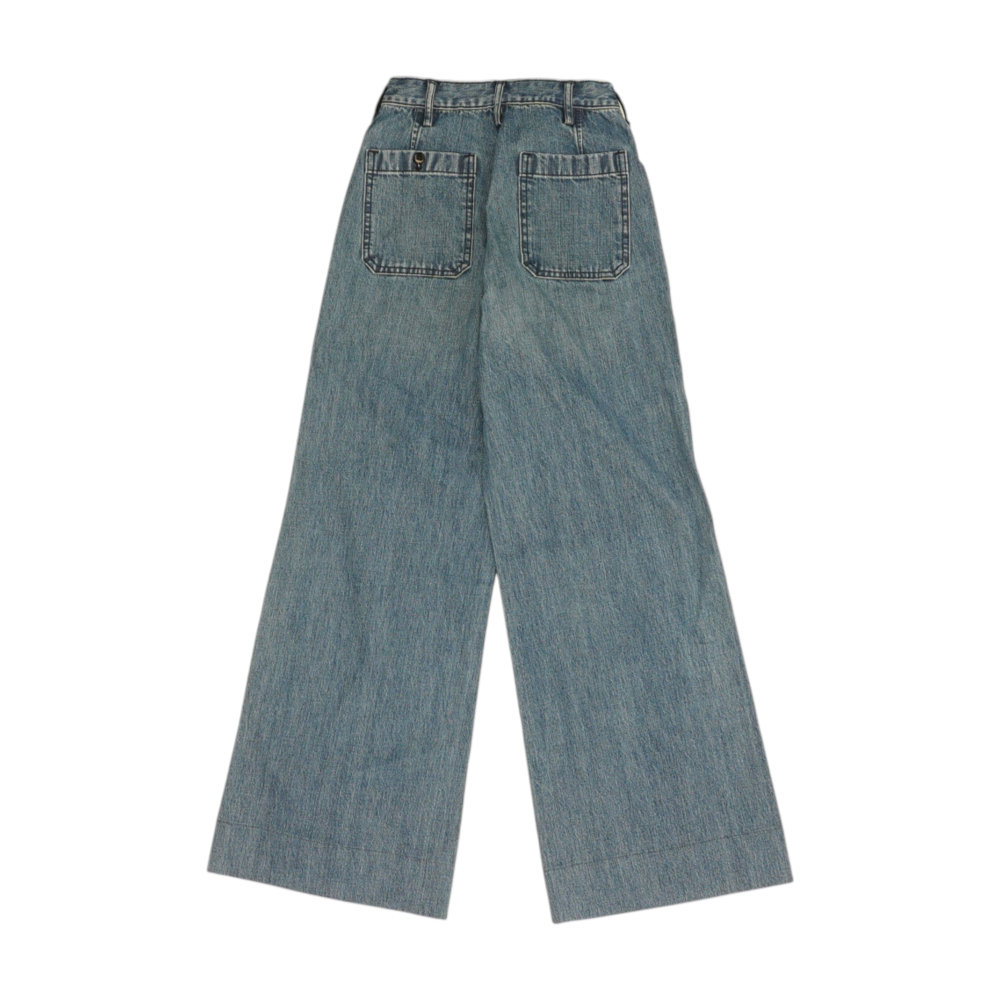 Blue Wide Leg Jeans