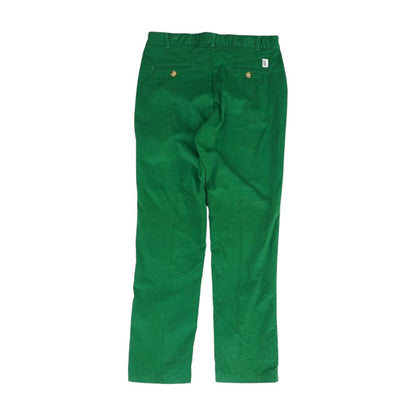 Green Solid Chino Pants