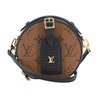 Brown Mini Boite Chapeau Crossbody