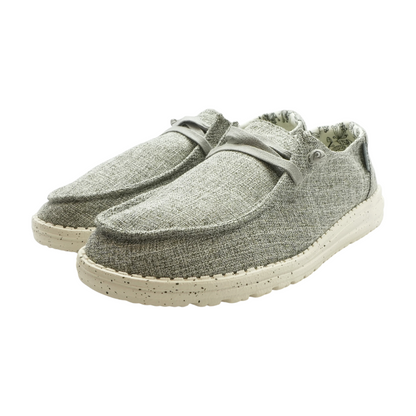Gray Slip-On Flats