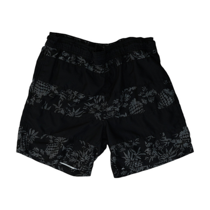 Black Print Swim Bottom