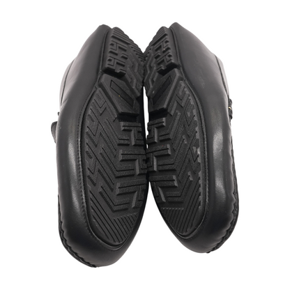 Black Slip-On Dress Shoes