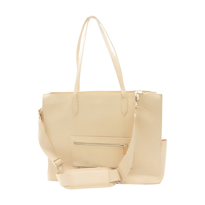 Beige Weekender Bag