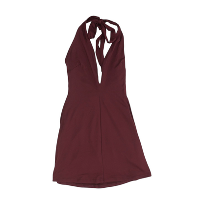 Maroon Mini Dress