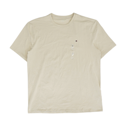 Tan Solid T-Shirt