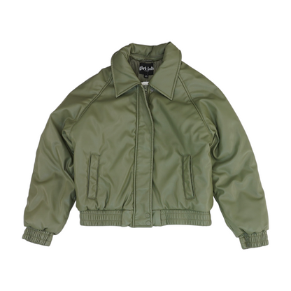 Green Solid Jacket