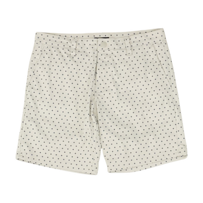 Khaki Print Chino Shorts
