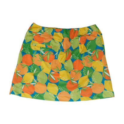 Blue Graphic Mini Skort