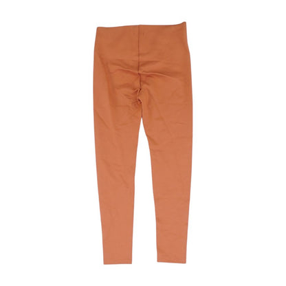 Orange Solid Leggings