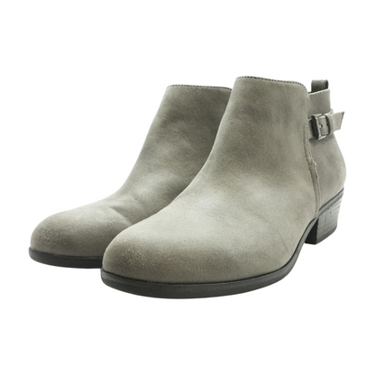 Gray Ankle Boots