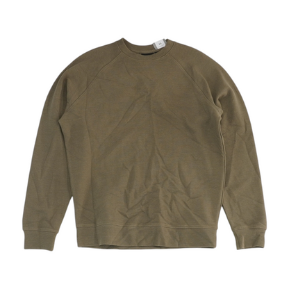 Brown Solid Sweatshirt Pullover