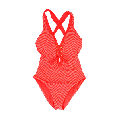 Coral Print One-Piece