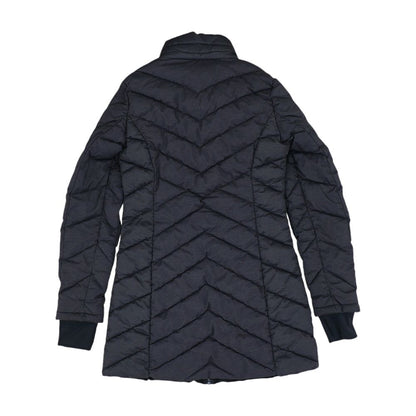 Charcoal Solid Puffer Coat
