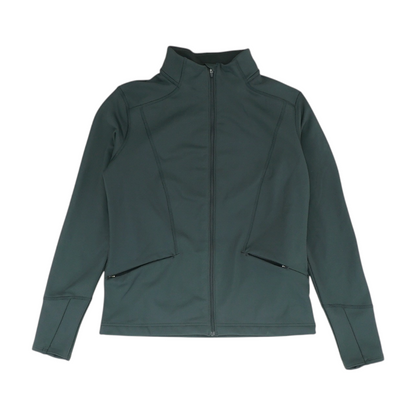 Black Solid Active Jacket