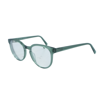 Green Wright M Round Prescription Eyewear