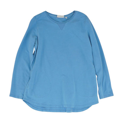 Blue Solid Sweatshirt