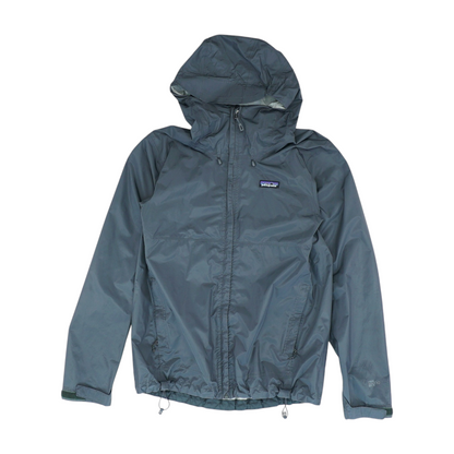 Gray Solid Rain Jacket