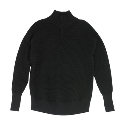 Black 1/4 Zip Sweater