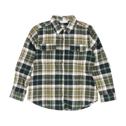 Green Plaid Button Down