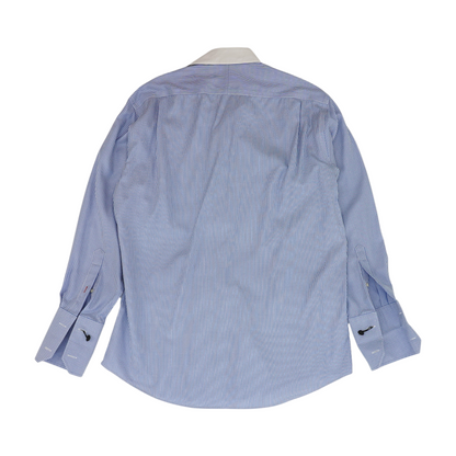 Blue Striped Long Sleeve Button Down