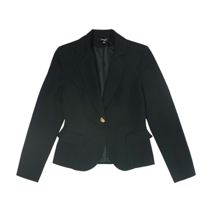Black Solid Blazer