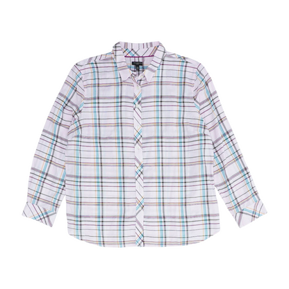 Pink Plaid Button Down