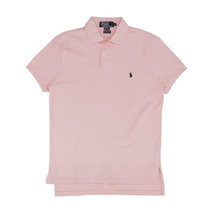 Pink Solid Short Sleeve Polo