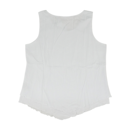 White Petite Blouse