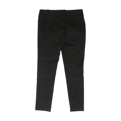 Black Solid Pants