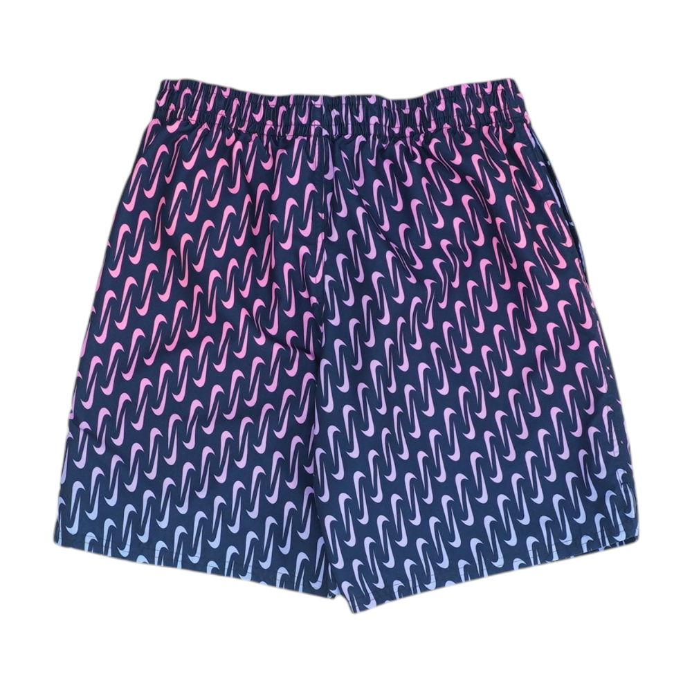 Nike Navy Print Swim Bottom – Image 2