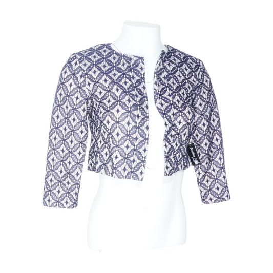 Beige Petite Abstract Jacket